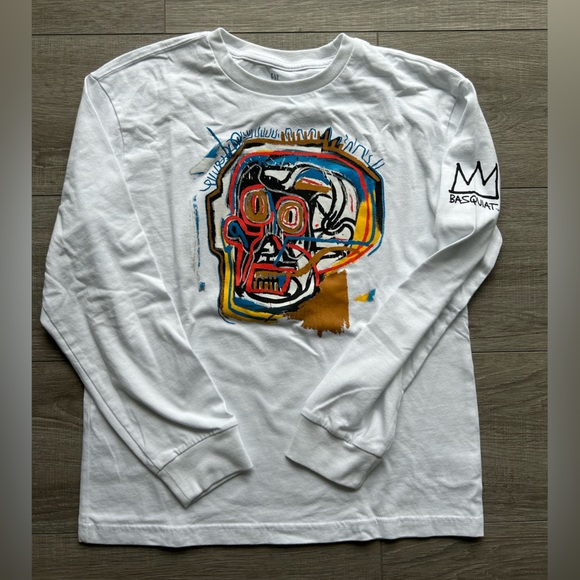 Jean-Michel Basquiat x GAP White Long Sleeve Tee - XL Youth (12-13Y) - Picture 2 of 9